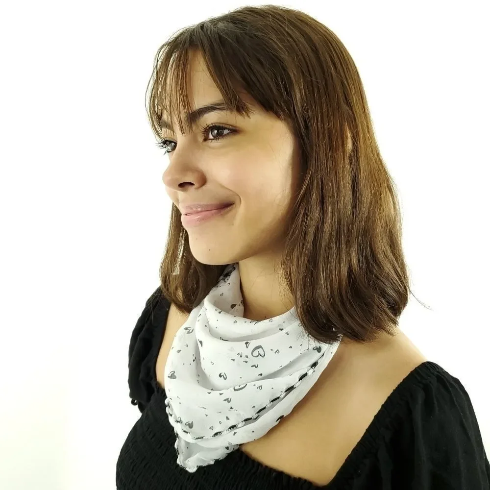 Convertible Bandana Face Mask Scarf Scarves Hearts, Bundle of 39 Masks